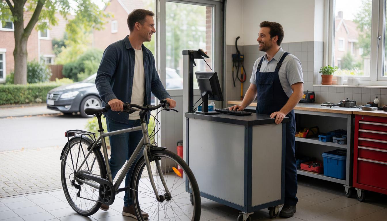 Family bicycle servicing